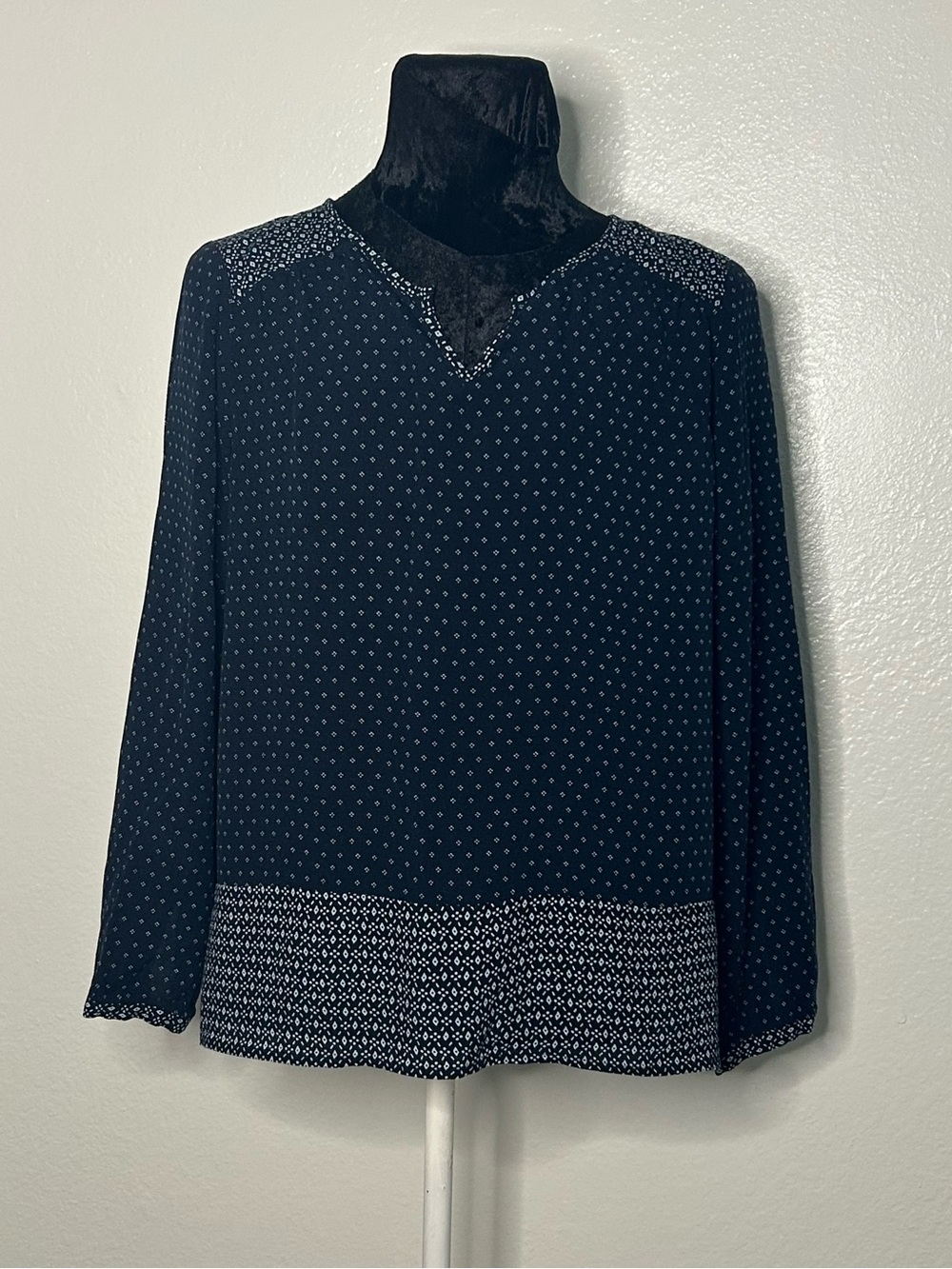 J. Jill Mixed Print Blouse Women’s Medium Petite
